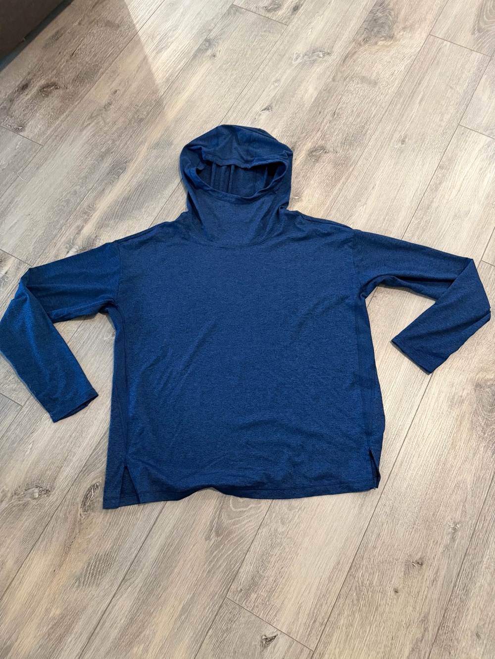 Navy Lightweight Hooded Pullover